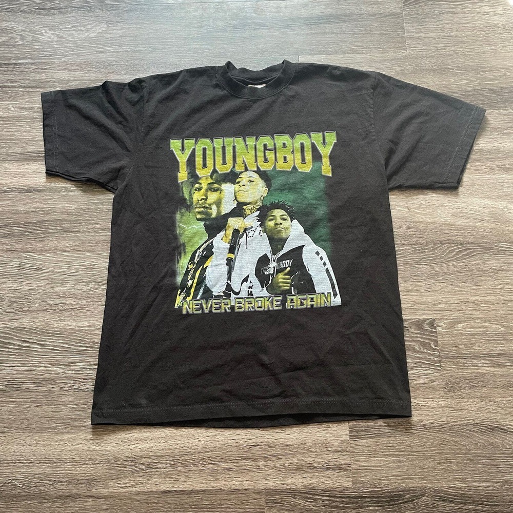 Nba Youngboy‎ Never Broke Again T-shirt Rap Tee Mens XL